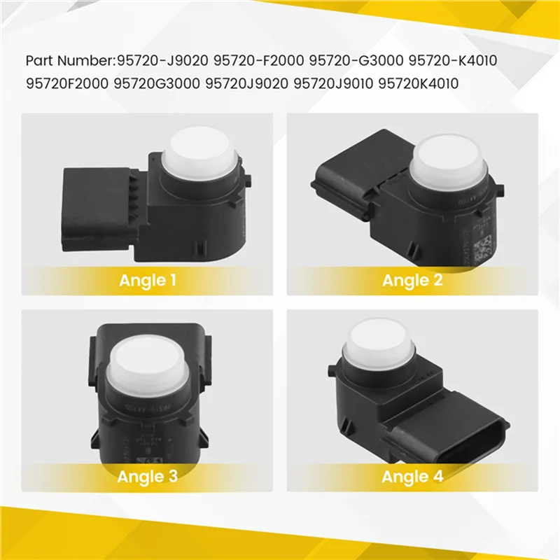 4PCS Radar PDC Parking Sensor 95720-F2000 95720-G3000 For Hyundai Elantra Kona Ioniq I30 Kia Niro 2016-2021 95720-K4010-T61C
4PCS Radar PDC Parking Sensor 95720-F2000 95720-G3000 For Hyundai Elantra Kona Ioniq I30 Kia Niro 2016-2021 95720-K4010-T61C