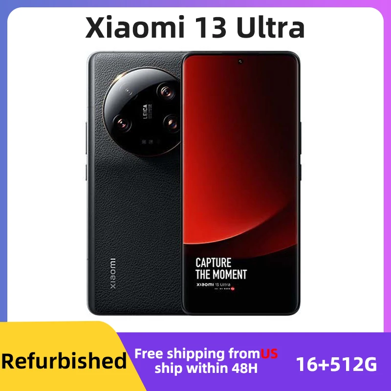 Xiaomi 13 ultra 5G Unlocked Smartphone 16GB RAM 512GB ROM black green Android Refurbished Excellent Condition Fully Functional
Xiaomi 13 ultra 5G Unlocked Smartphone 16GB RAM 512GB ROM black green Android Refurbished Excellent Condition Fully Functional