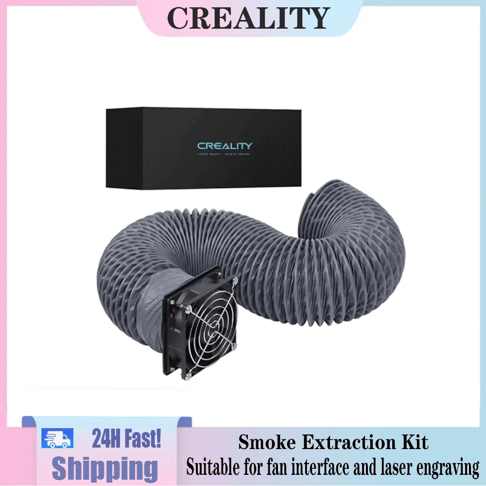 Creality Fume Extraction Kit for 3D Printer & Laser Engraver Enclosure Efficient Ventilation System with Fan Interface
Creality Fume Extraction Kit for 3D Printer & Laser Engraver Enclosure Efficient Ventilation System with Fan Interface