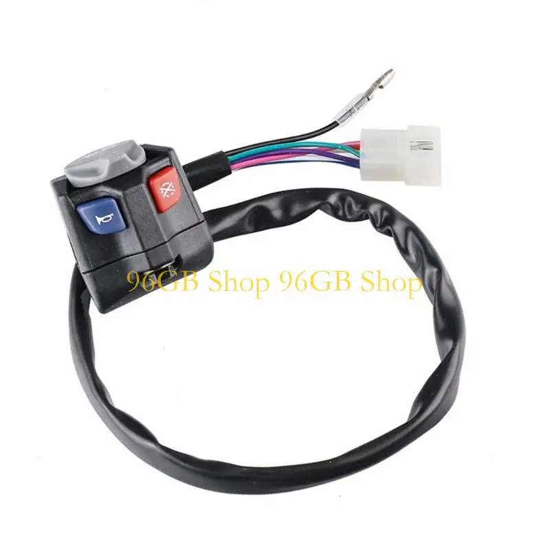 96GB Universal Handlebar Switches For Motorcycles Headlight Control Engine Start Stop
96GB Universal Handlebar Switches For Motorcycles Headlight Control Engine Start Stop