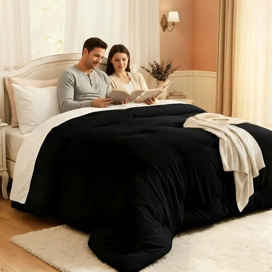 Comforters Queen Size, All Season Quilted Bed Comforter, UltraSoft Down Alternative Duvet Insert with 4 Tabs, Lightweight Beddin
Comforters Queen Size, All Season Quilted Bed Comforter, UltraSoft Down Alternative Duvet Insert with 4 Tabs, Lightweight Beddin