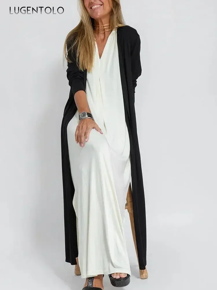 Long Sleeve Trench Women Split End Beach Vacation Thin Spring Summer Female Cardigan Casual New Elegant Solid Loose Coat
Long Sleeve Trench Women Split End Beach Vacation Thin Spring Summer Female Cardigan Casual New Elegant Solid Loose Coat