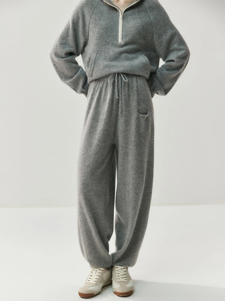 HIP HOP Style Trend Sweatpants Women's Pants 100% Cashmere Pants Autumn Winter Loose Casual Pants Trousers Warm Knit Haren Pants
HIP HOP Style Trend Sweatpants Women's Pants 100% Cashmere Pants Autumn Winter Loose Casual Pants Trousers Warm Knit Haren Pants