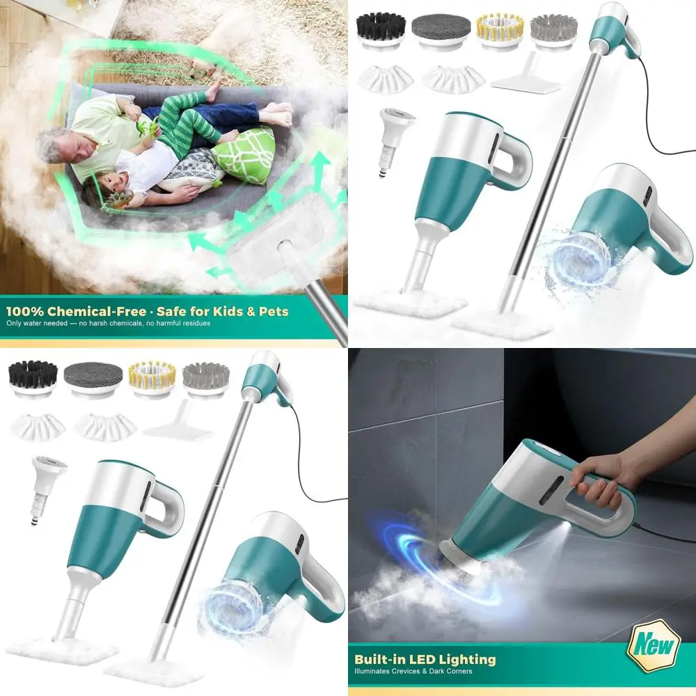 Двойные электрические пароочистители с 11 насадками для глубокой очистки дома, полов, плитки, швов и автомобилей
Двойные электрические пароочистители с 11 насадками для глубокой очистки дома, полов, плитки, швов и автомобилей