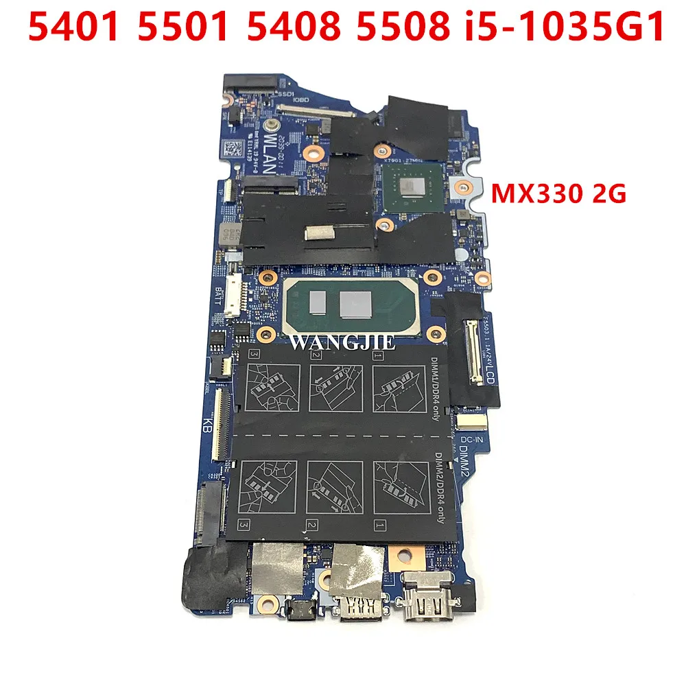 CN-05PGTM For Dell Inspiron 5501 5401 5408 5508 Laptop Motherboard 19812-1 SRGKL i5-1035G1 CPU MX330 2G GPU 100% Working
CN-05PGTM For Dell Inspiron 5501 5401 5408 5508 Laptop Motherboard 19812-1 SRGKL i5-1035G1 CPU MX330 2G GPU 100% Working