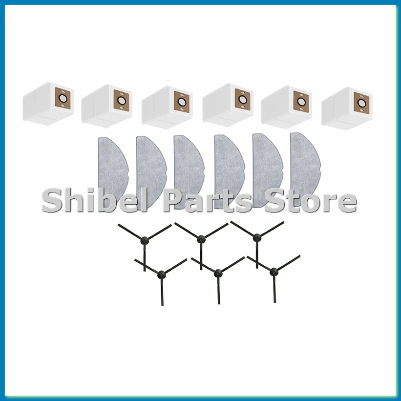 18 шт. для пылесоса A30 Pro, аксессуары для пылесоса, боковая щетка, накладка для швабры, мешок для пыли-A57M
18 шт. для пылесоса A30 Pro, аксессуары для пылесоса, боковая щетка, накладка для швабры, мешок для пыли-A57M