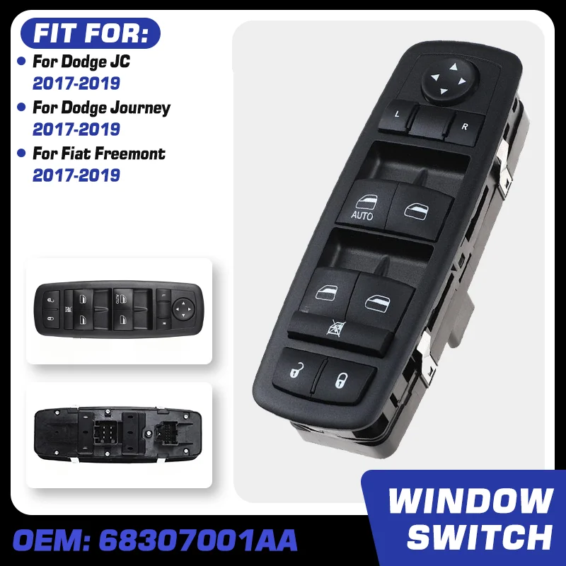 Master Power Window Switch Control Button For Fiat Freemont Dodge Journey Dodge JC 2017 2018 2019 68307001AA 68275252AC 14+6 Pin
Master Power Window Switch Control Button For Fiat Freemont Dodge Journey Dodge JC 2017 2018 2019 68307001AA 68275252AC 14+6 Pin