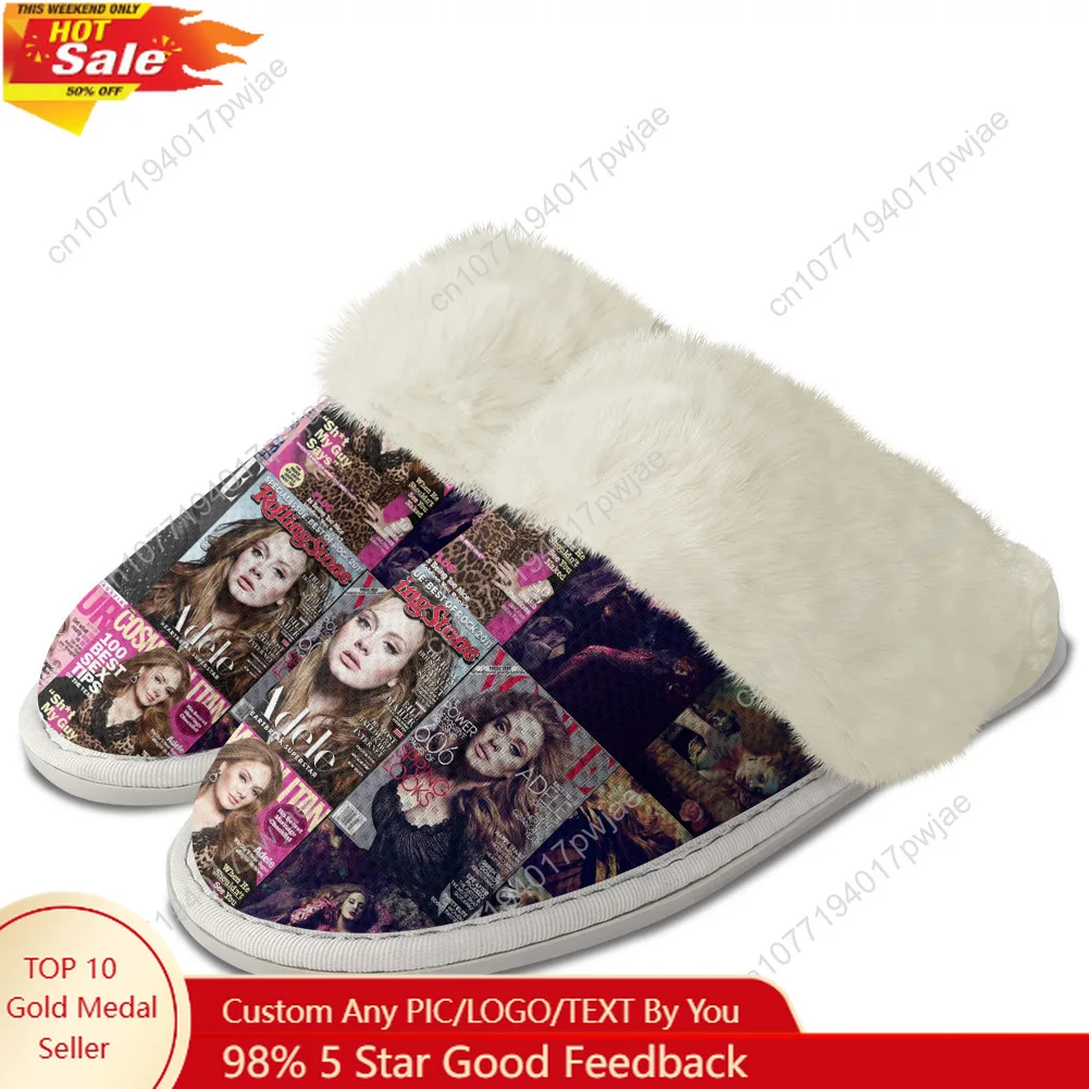 Adele Singer Poster Plush Slippers Keep Warm Shoes Men Women Retro Cosplay Breathable Home Cotton Thermal Lightweight Slipper
Adele Singer Poster Plush Slippers Keep Warm Shoes Men Women Retro Cosplay Breathable Home Cotton Thermal Lightweight Slipper