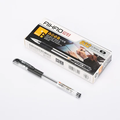 12Pcs/Set AIHAO 832 0.5mm Black Dark Blue Gel Roller With Metal Tip Smooth Write School Office Supply
12Pcs/Set AIHAO 832 0.5mm Black Dark Blue Gel Roller With Metal Tip Smooth Write School Office Supply