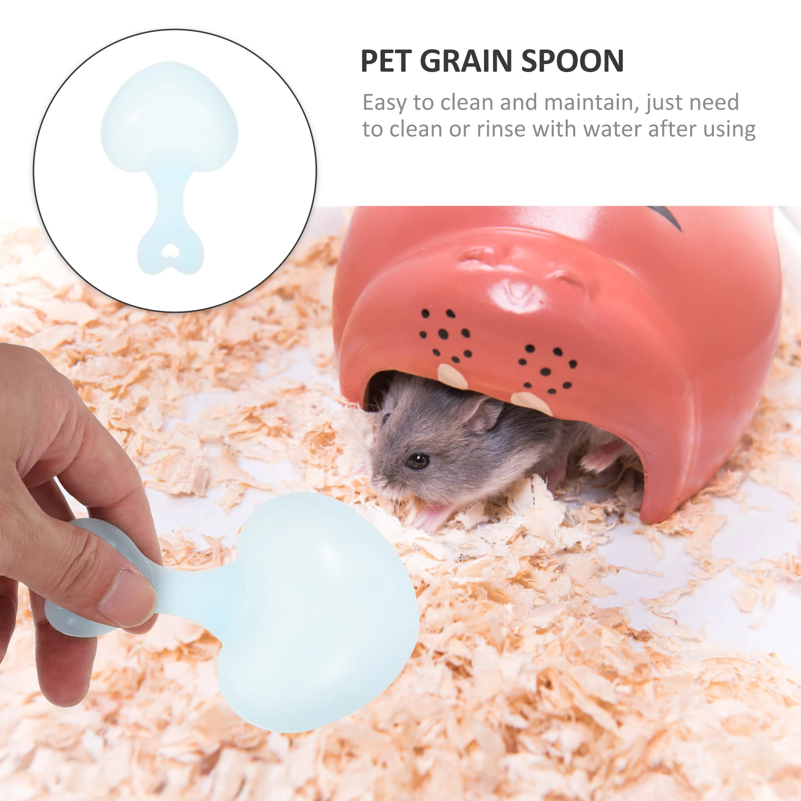 10 Pcs Chinchilla Spoon Small Pet Scooper Holder Rack Blue Plastic Grain 
10 Pcs Chinchilla Spoon Small Pet Scooper Holder Rack Blue Plastic Grain