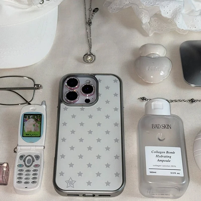 Korean Ins Niche Retro Stars Phone Case for iPhone 17 16 15 14 13 12 11 Air Pro Max Plus Luxury Clear Soft Back Cover
Korean Ins Niche Retro Stars Phone Case for iPhone 17 16 15 14 13 12 11 Air Pro Max Plus Luxury Clear Soft Back Cover