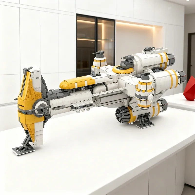 4907 деталей MOC Hammerhead Corvette Lightmaker Star Battle UCS: Конструктор, креативный подарок, декор для демонстрации, премиум-класс для взрослых
4907 деталей MOC Hammerhead Corvette Lightmaker Star Battle UCS: Конструктор, креативный подарок, декор для демонстрации, премиум-класс для взрослых