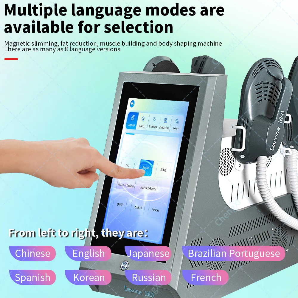 EMS машина для моделирования тела 6500 Вт 200 Гц Emsone neo RF стимулятор мышц тела тонкий сжигание жира устройство для салона красоты
EMS машина для моделирования тела 6500 Вт 200 Гц Emsone neo RF стимулятор мышц тела тонкий сжигание жира устройство для салона красоты