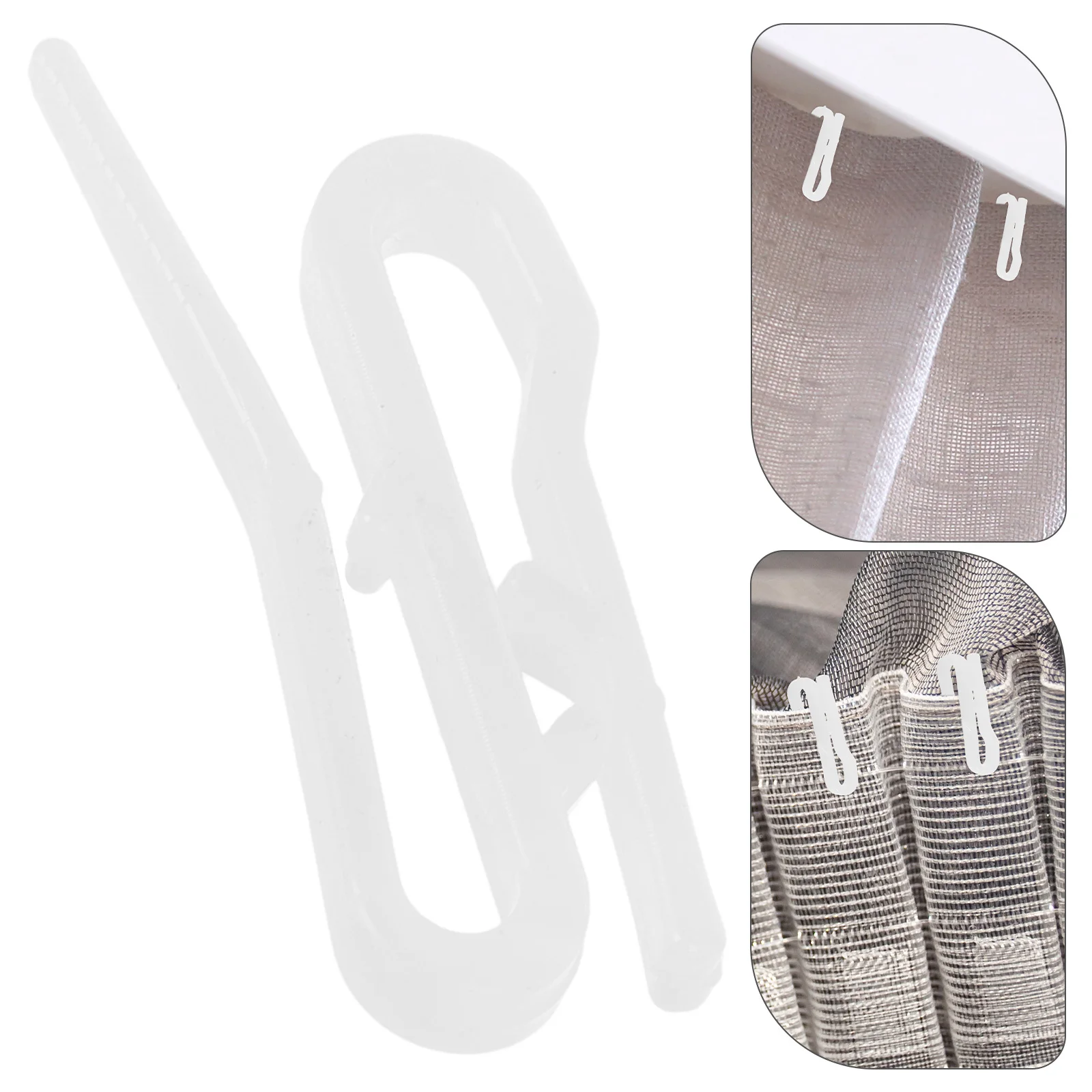 100pcs Plastic Hooks For Cars Rvs Buses Hidden Clips Drapery Pins Pleated Track Hanging Curtain Drapery Pins Accessories
100pcs Plastic Hooks For Cars Rvs Buses Hidden Clips Drapery Pins Pleated Track Hanging Curtain Drapery Pins Accessories