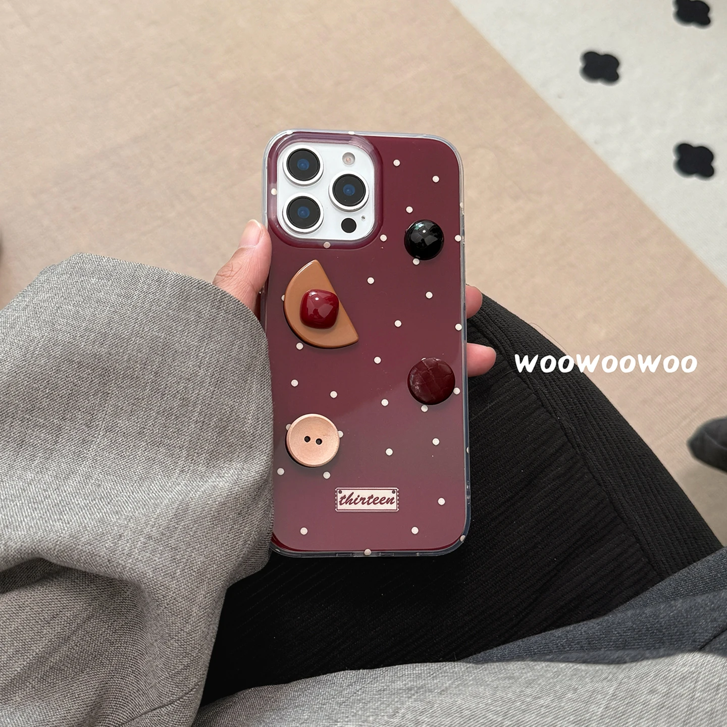 Stereoscopic Geometric Plating Black Circular Dots Shockproof Protective Phone Cover Case for iPhone 16 15 14 13 Pro Max
Stereoscopic Geometric Plating Black Circular Dots Shockproof Protective Phone Cover Case for iPhone 16 15 14 13 Pro Max