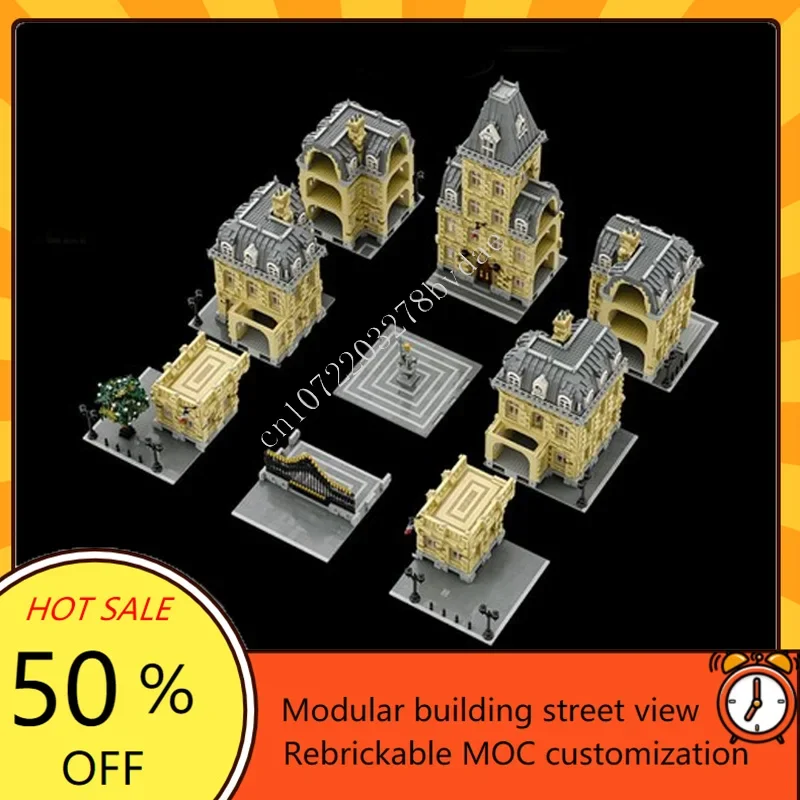 23399PCS Golden Palace Anniversary French Palace Modular MOC Creative street view Model Building Blocks DIY Education Toy Gifts
23399PCS Golden Palace Anniversary French Palace Modular MOC Creative street view Model Building Blocks DIY Education Toy Gifts