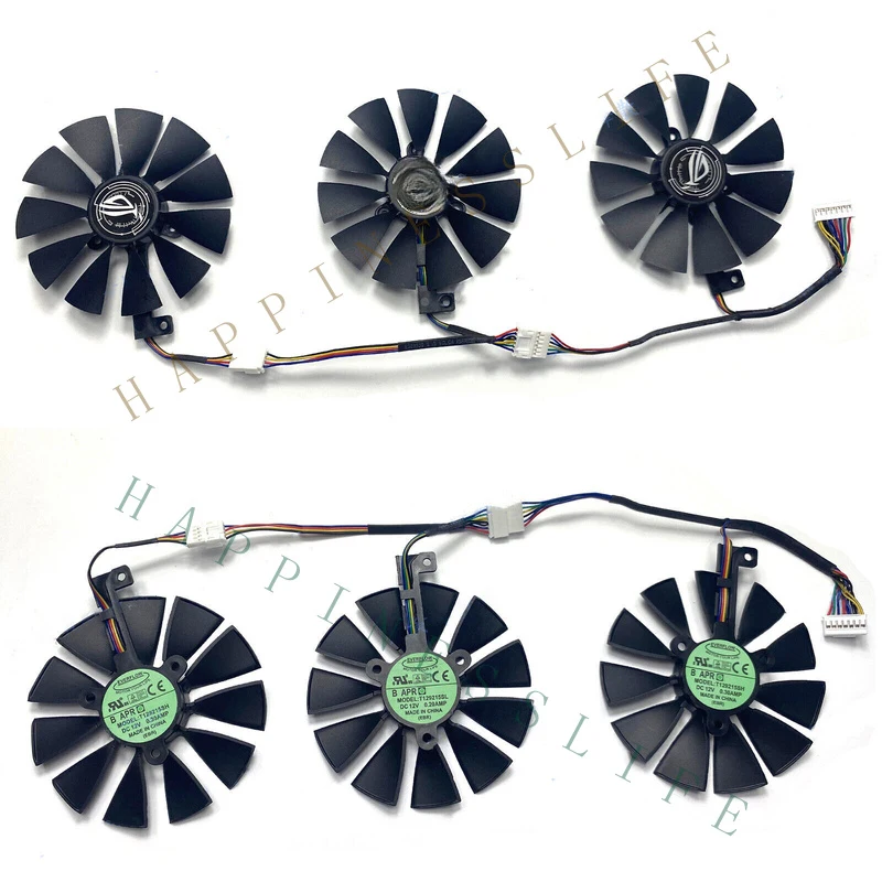 GR+ T129215SH/T129215SL Graphics Card Fan Cooling Fan for ASUS RTX2060 2060S 2070
GR+ T129215SH/T129215SL Graphics Card Fan Cooling Fan for ASUS RTX2060 2060S 2070