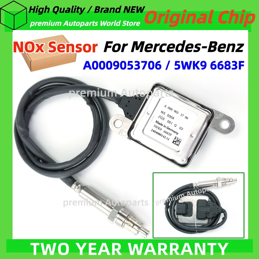 A0009053706 5WK96683F Original New Nitrogen Oxide Sensor Nox Sensor for Mercedes Benz GL350 13-16 3.0L ML250 2009-2010 2.1L
A0009053706 5WK96683F Original New Nitrogen Oxide Sensor Nox Sensor for Mercedes Benz GL350 13-16 3.0L ML250 2009-2010 2.1L