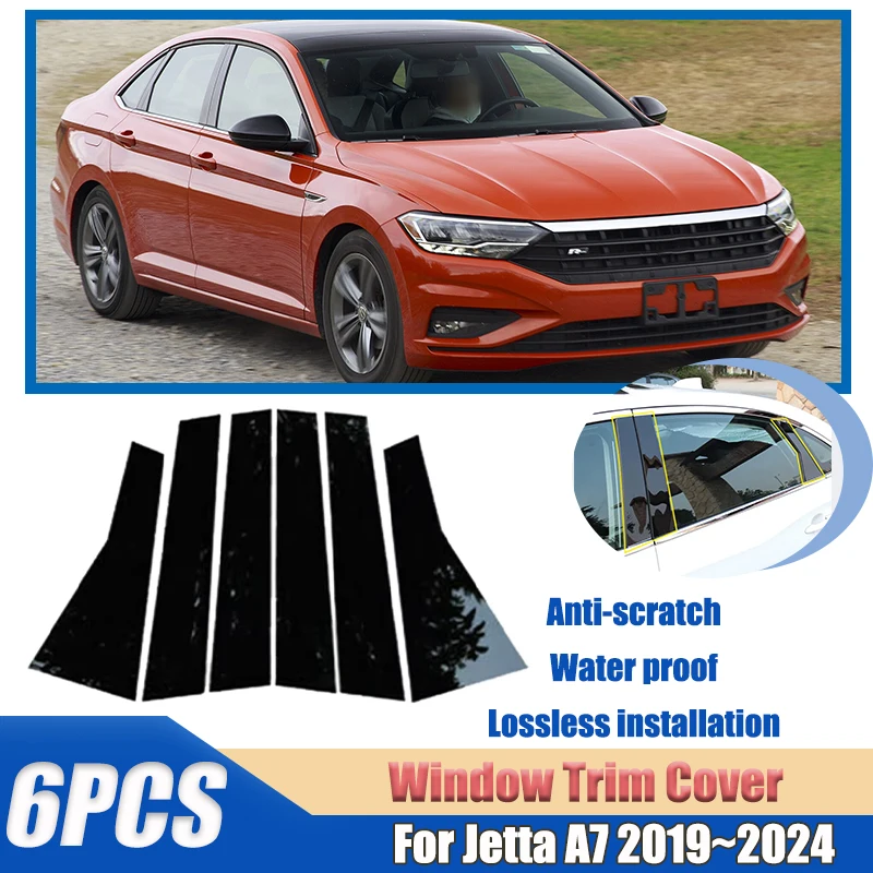 6pcs For Volkswagen VW Jetta 2023 GLI A7 Vento 2019~2024 Window Trim Bright Black Anti-scratch B C Pillar Column Car Accessories
6pcs For Volkswagen VW Jetta 2023 GLI A7 Vento 2019~2024 Window Trim Bright Black Anti-scratch B C Pillar Column Car Accessories