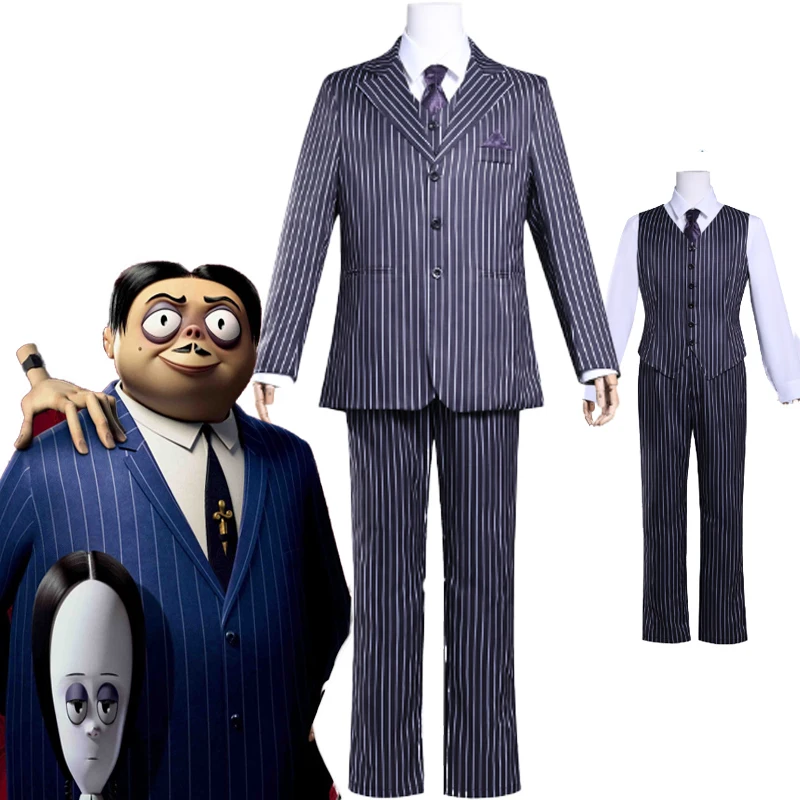 Gomez Addams Cosplay Costume Anime Saturday Cosplay Business Suit Outfits Men Halloween Carnival Role Play Clothing
Gomez Addams Cosplay Costume Anime Saturday Cosplay Business Suit Outfits Men Halloween Carnival Role Play Clothing