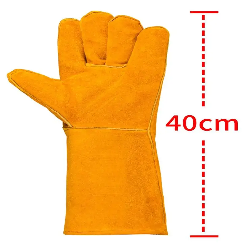1Pair 40cm Welding Gloves, Heat Cut Resistant Cowhide Leather Safety Glove for Welder, Insulated Heavy Duty Work Gloves
1Pair 40cm Welding Gloves, Heat Cut Resistant Cowhide Leather Safety Glove for Welder, Insulated Heavy Duty Work Gloves