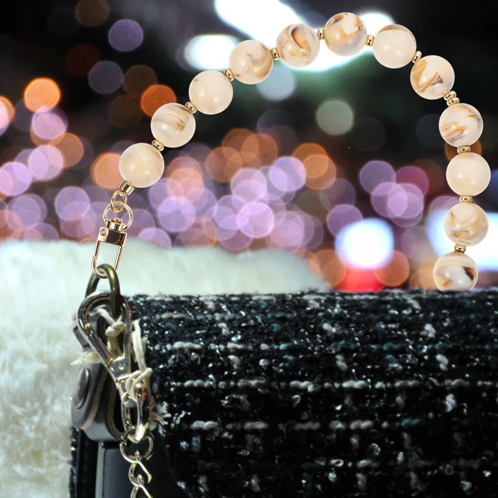Smooth Cool Beaded Purse Chain Handle Replacement for Clutch Mini Tote Evening Bucket Handbag All Season Use Elegant High End
Smooth Cool Beaded Purse Chain Handle Replacement for Clutch Mini Tote Evening Bucket Handbag All Season Use Elegant High End