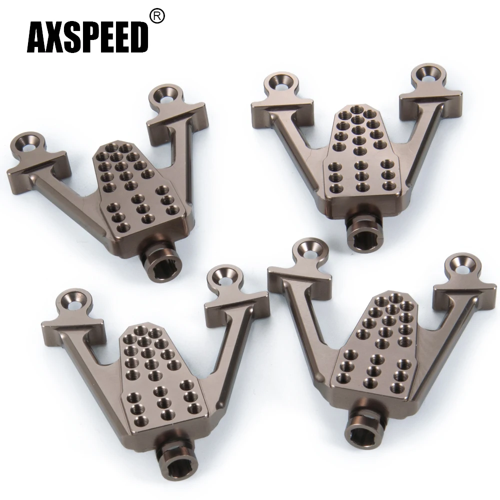Комплект алюминиевых задних и передних амортизационных креплений AXSPEED, 4 шт., подъемный демпфер, башенный демпфер, для Axial SCX10 1/10, детали для автомобилей на гусеничном ходу с дистанционным управлением
Комплект алюминиевых задних и передних амортизационных креплений AXSPEED, 4 шт., подъемный демпфер, башенный демпфер, для Axial SCX10 1/10, детали для автомобилей на гусеничном ходу с дистанционным управлением