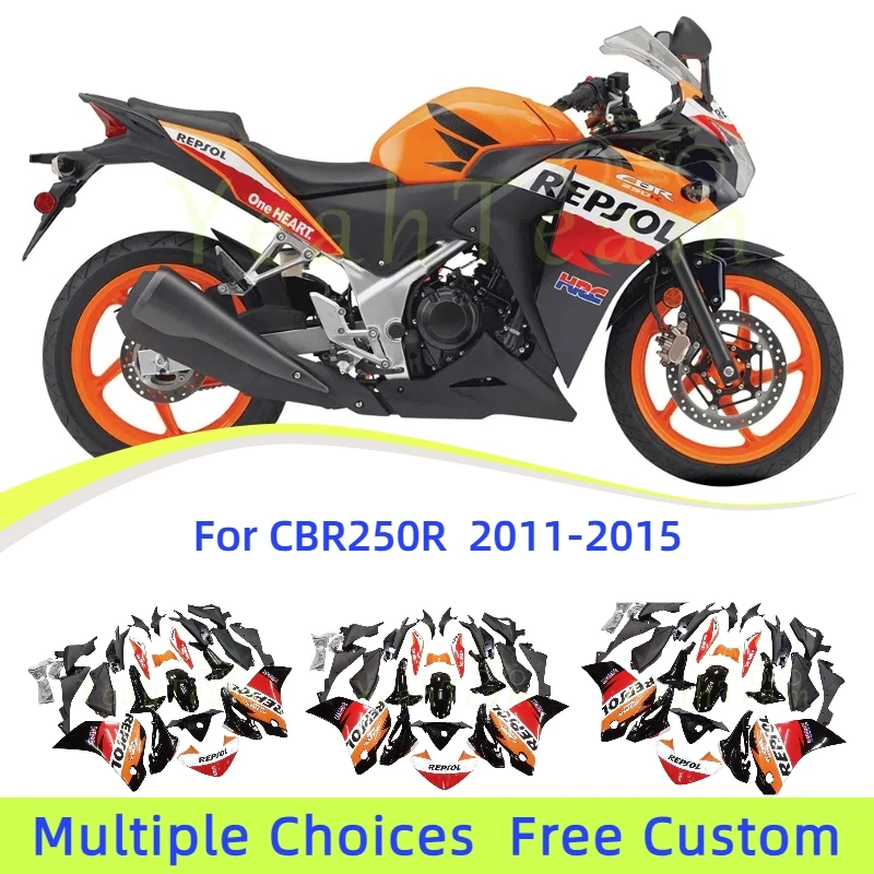 Easy Install ABS Plastic Bodywork For HONDA CBR250R Motorcycle Fairings Replacement Body Kit Compatible 2011-2016
Easy Install ABS Plastic Bodywork For HONDA CBR250R Motorcycle Fairings Replacement Body Kit Compatible 2011-2016