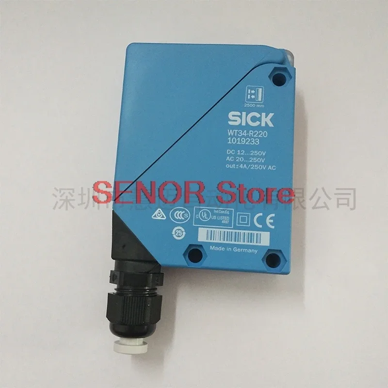 Original reflective photoelectric switch 2 meters distance photoelectric sensor 1019233 WT34-R220
Original reflective photoelectric switch 2 meters distance photoelectric sensor 1019233 WT34-R220