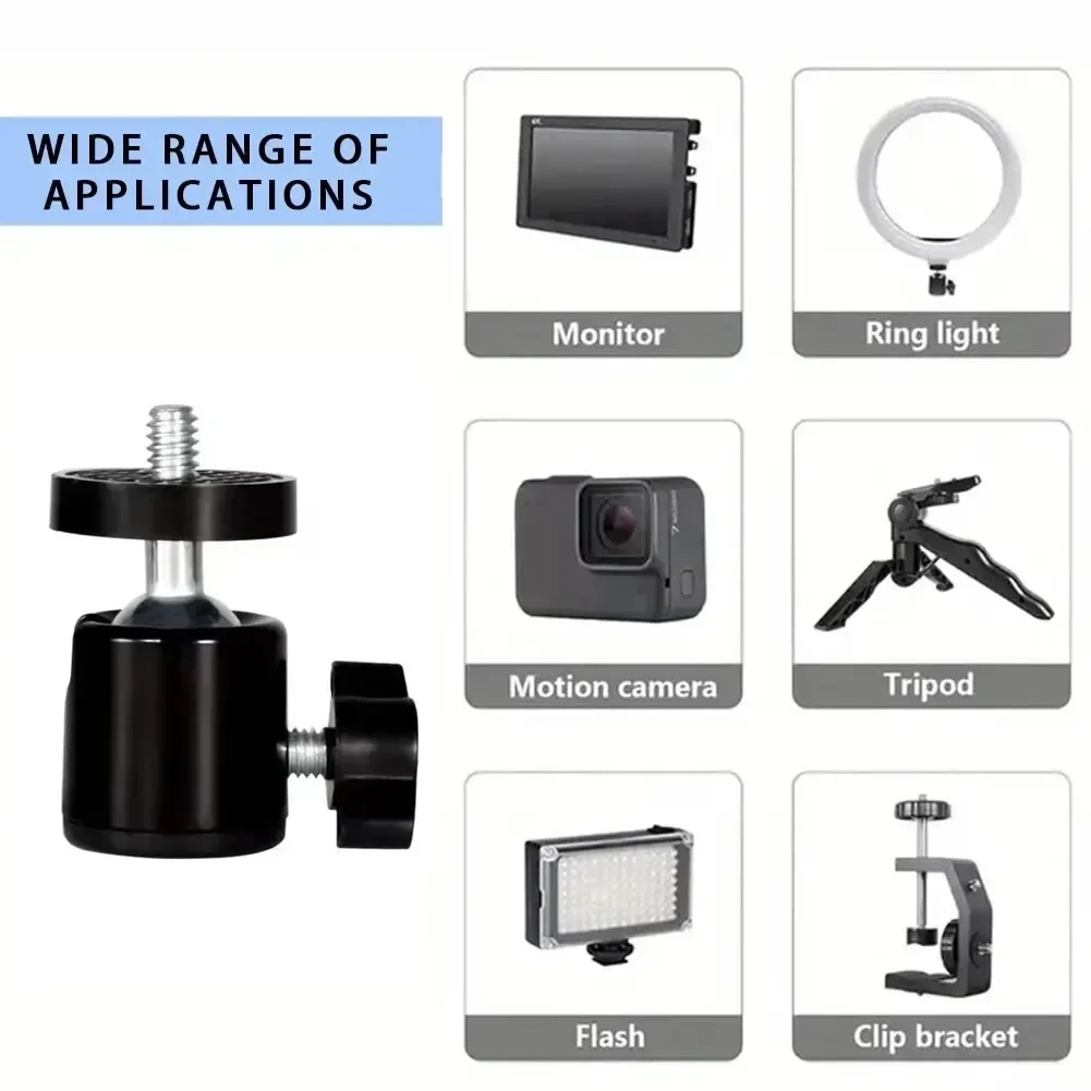 1/4" Metal Small Head Camera Extension Flash Bracket Phone Holder Mount for Camera Phone Speedlite Flash Photography Accessories
1/4" Metal Small Head Camera Extension Flash Bracket Phone Holder Mount for Camera Phone Speedlite Flash Photography Accessories