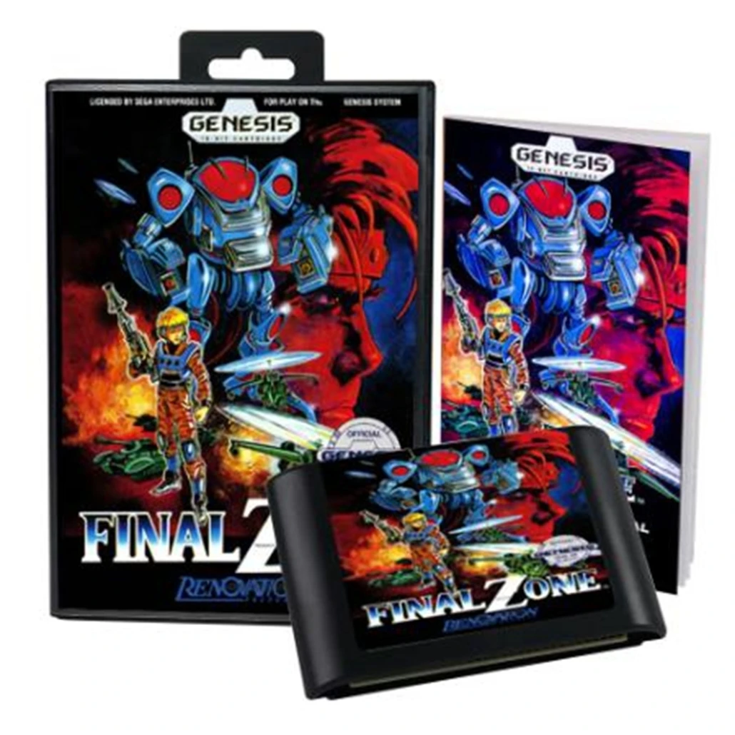 Final zone with Box and Manual for 16 Bit Sega MD Game Cartridge Megadrive Genesis System
Final zone with Box and Manual for 16 Bit Sega MD Game Cartridge Megadrive Genesis System