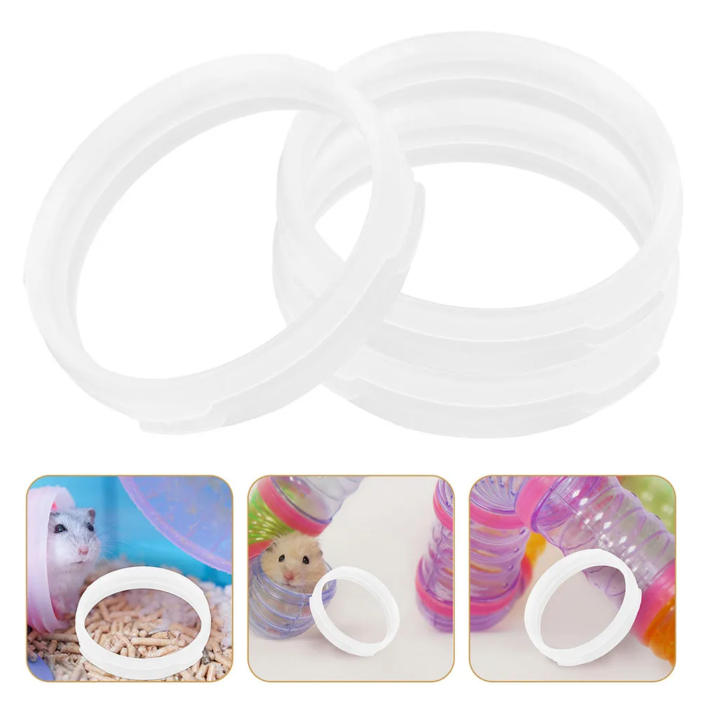 8Pcs Hamster Cage Tunnel Replacement Connectors White DIY Tube Rings for Pet Habitat Expansion Mouse Tunnel Extension
8Pcs Hamster Cage Tunnel Replacement Connectors White DIY Tube Rings for Pet Habitat Expansion Mouse Tunnel Extension
