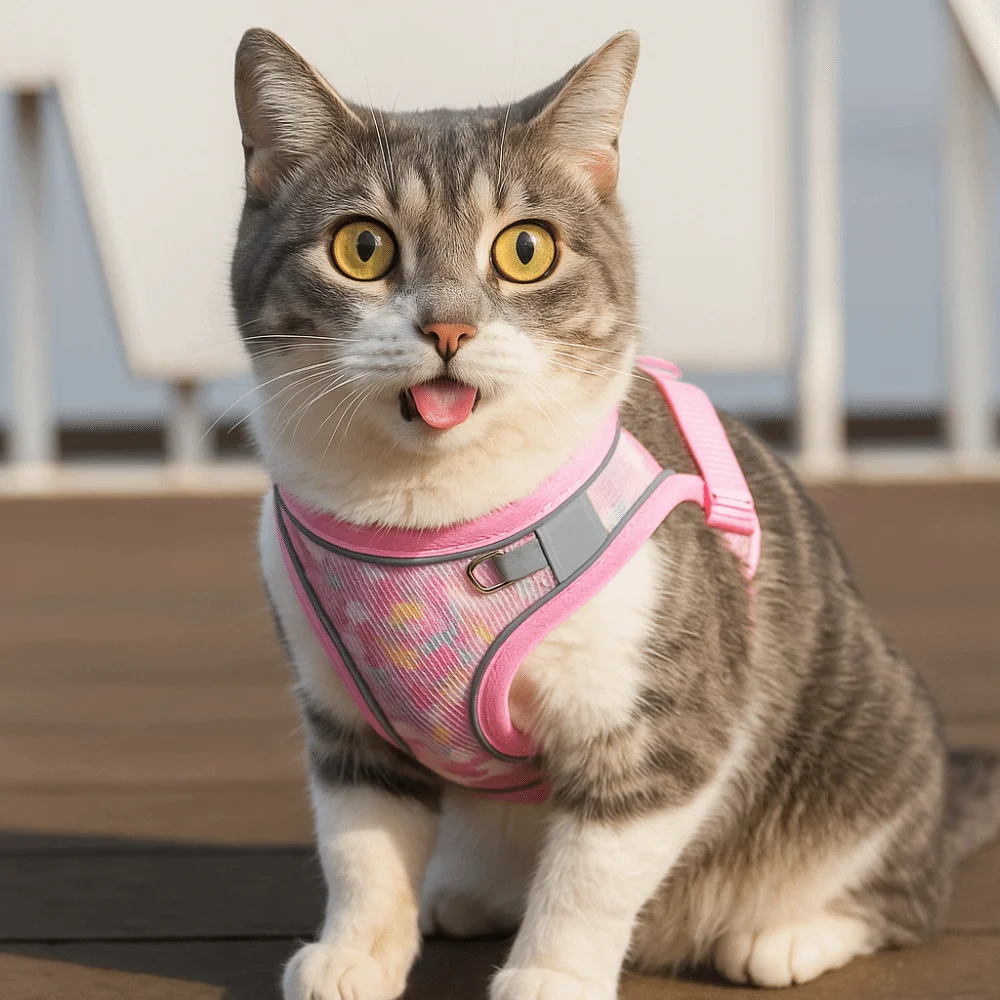 Anti Loss Adjustable Dog Harness Leash Set Breathable Mesh Pet Vest Style Harness Kawaii Reflective Pet Chest Strap Cat
Anti Loss Adjustable Dog Harness Leash Set Breathable Mesh Pet Vest Style Harness Kawaii Reflective Pet Chest Strap Cat