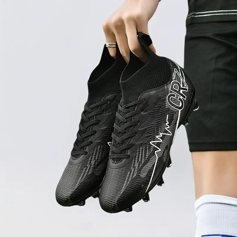 Новые мужские футбольные бутсы Society High Top Новые дышащие футбольные бутсы на шнуровке Профессиональные противоскользящие тренировочные кроссовки в помещении для мужчин
Новые мужские футбольные бутсы Society High Top Новые дышащие футбольные бутсы на шнуровке Профессиональные противоскользящие тренировочные кроссовки в помещении для мужчин