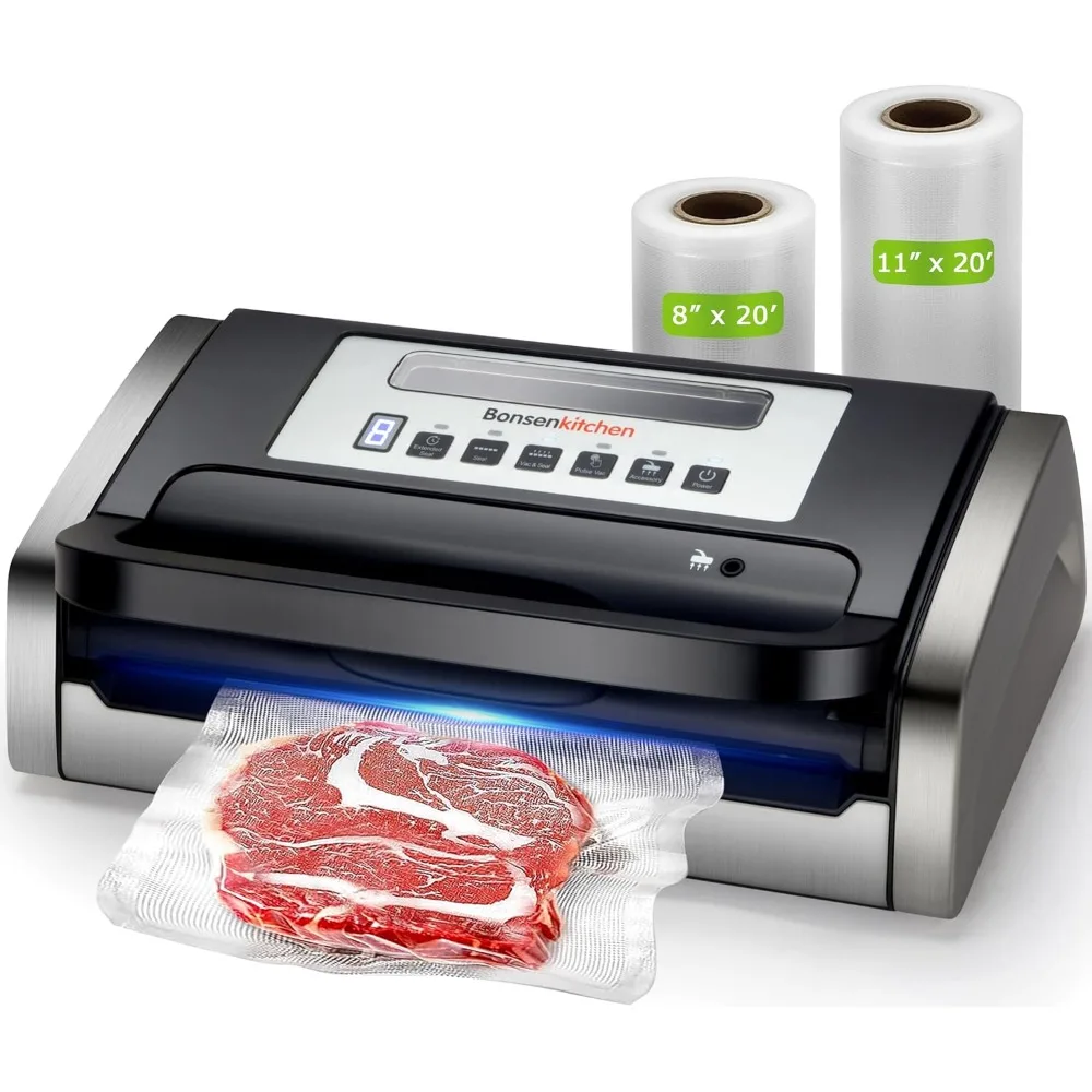 Vacuum Sealer Machine, Globefish Technology for Perfect Vacuum Sealing, Powerful Low-Noise Food Vacuum Sealer
Vacuum Sealer Machine, Globefish Technology for Perfect Vacuum Sealing, Powerful Low-Noise Food Vacuum Sealer