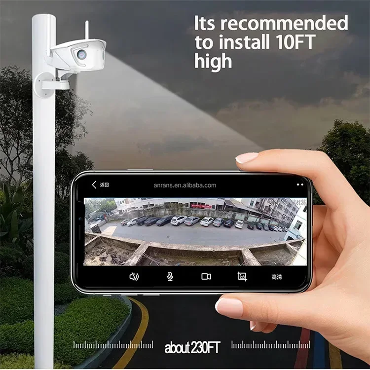 Binocular Splicing Wireless Wifi Surveillance Camera 180° Ultra-wide Angle Mobile Phone Remote Night Vision HD Home Monitoring
Binocular Splicing Wireless Wifi Surveillance Camera 180° Ultra-wide Angle Mobile Phone Remote Night Vision HD Home Monitoring