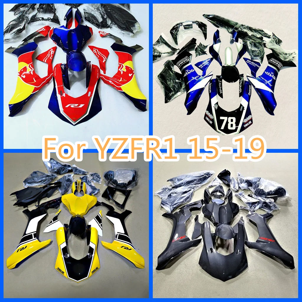 Fairings For YAMAHA R1 2015 2016 2017 2018 2019 ABS Plastic Set YZF R1 YZF1000 15 16 17 18 19 Painted Bodywork Cowl Kit
Fairings For YAMAHA R1 2015 2016 2017 2018 2019 ABS Plastic Set YZF R1 YZF1000 15 16 17 18 19 Painted Bodywork Cowl Kit