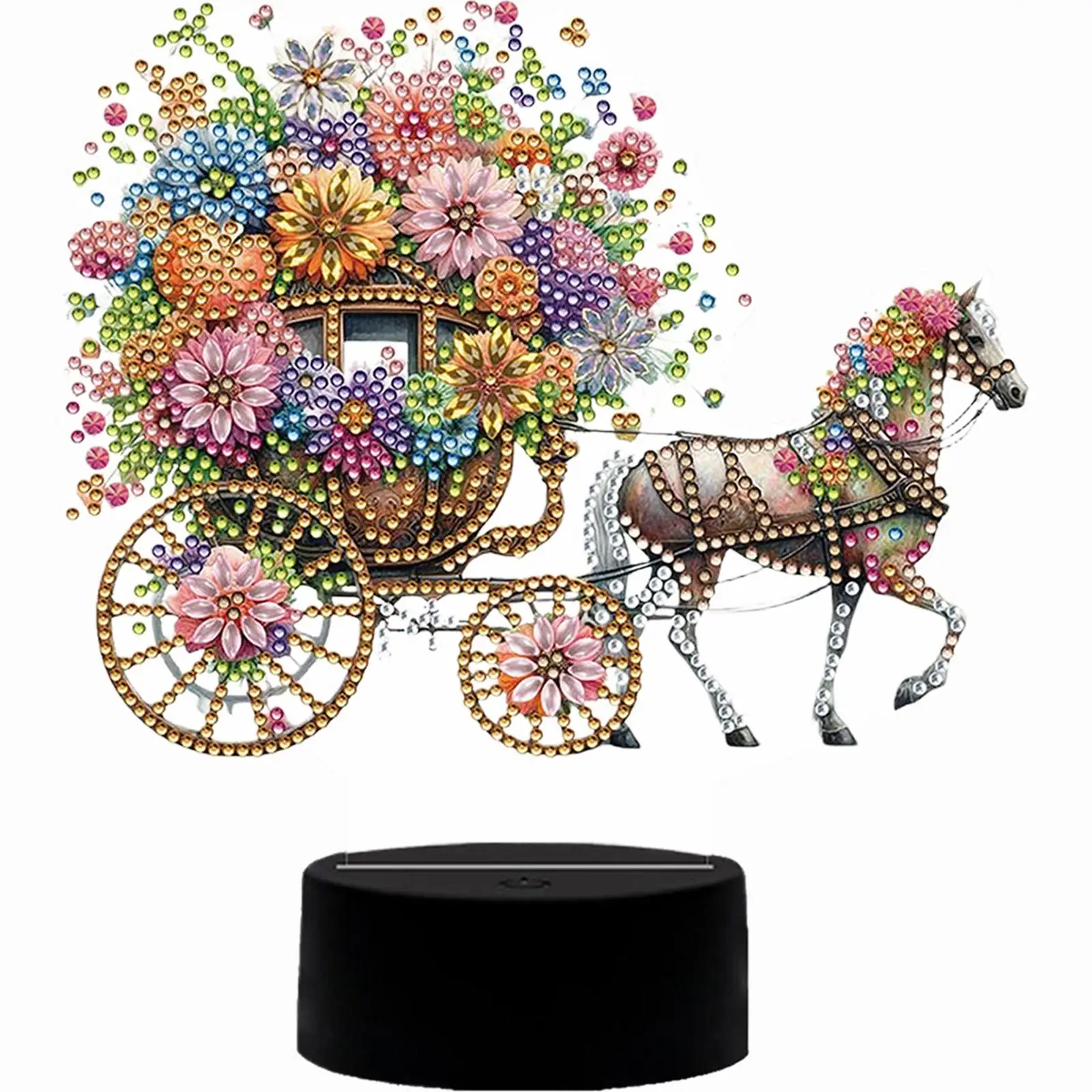 DIY Carriage Diamond Art Painting Lamp Double Sided Diamond Painting Night Light
DIY Carriage Diamond Art Painting Lamp Double Sided Diamond Painting Night Light
