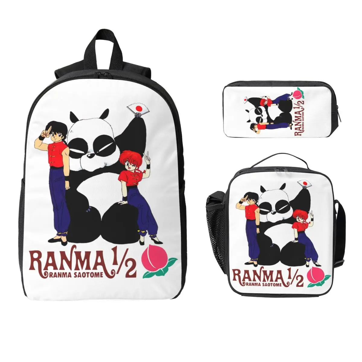Ranma Saotome Genma Backpack Student Boys Girls BookBag School Bag Laptop Shoulder Bags 3ps Insulated Lunch Bag Pencil Case
Ranma Saotome Genma Backpack Student Boys Girls BookBag School Bag Laptop Shoulder Bags 3ps Insulated Lunch Bag Pencil Case