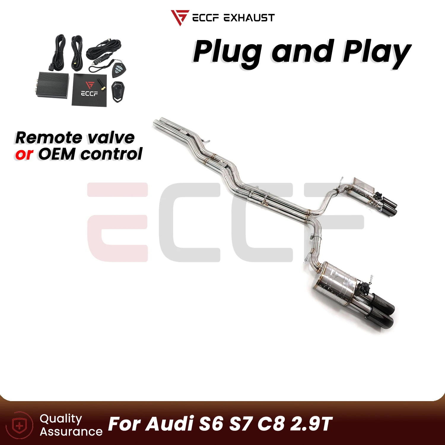 Sporty Stainless steel Catback exhaust FOR Audi S6 S7 C8 2.9T Aggressive Exhaust Sound Performance Upgrade Easy Installation
Sporty Stainless steel Catback exhaust FOR Audi S6 S7 C8 2.9T Aggressive Exhaust Sound Performance Upgrade Easy Installation