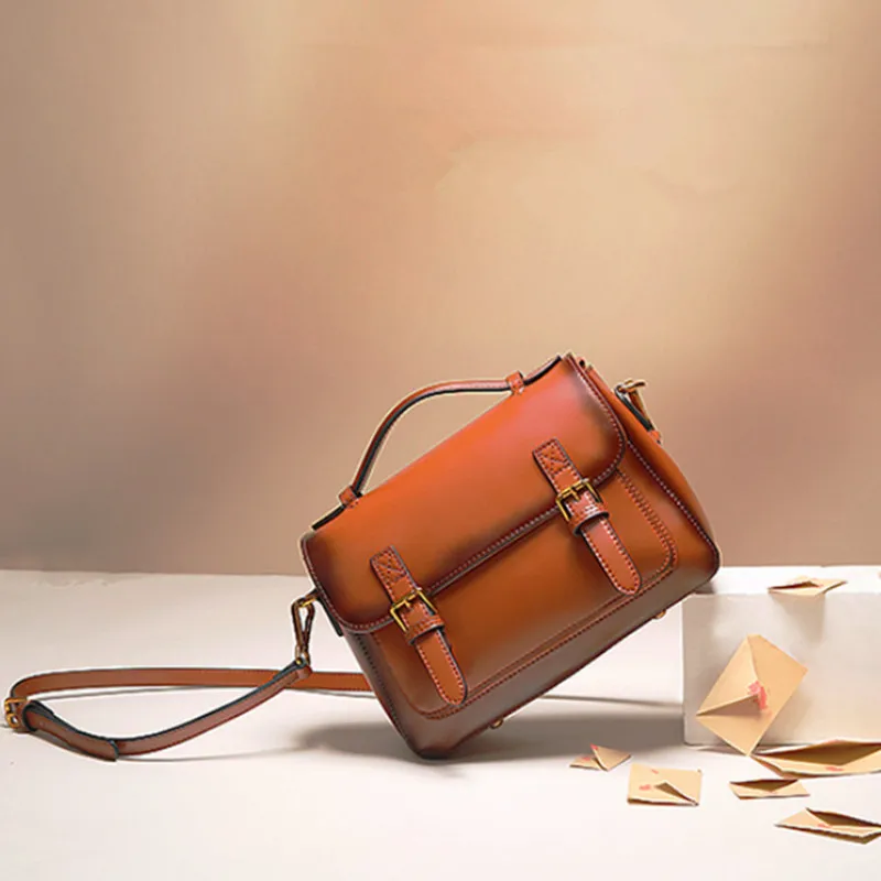 Fashionable Leather Contracted Joker Leisure Leather Luxury Handmade Brand Women's Handbags High Quality Shoulder Bags
Fashionable Leather Contracted Joker Leisure Leather Luxury Handmade Brand Women's Handbags High Quality Shoulder Bags