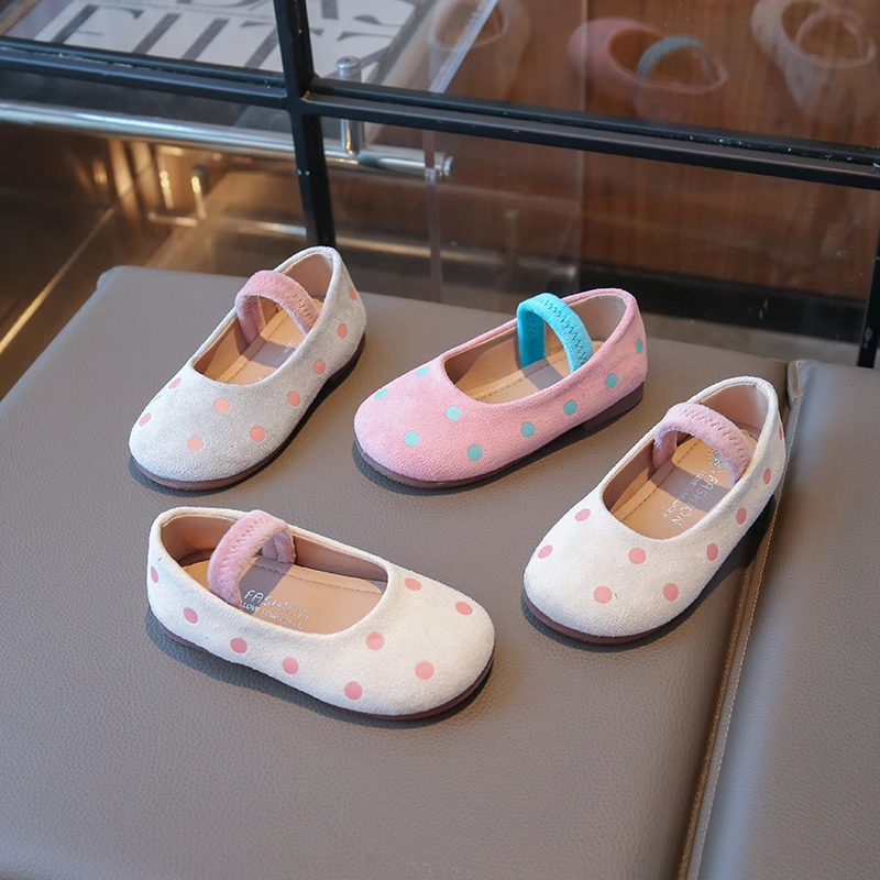 Girls Ballet Flats Princess Velvet Spotted Mary Jane Shoes for Baby Girl Child Chic Candy Color Spring Casual Shoes with Elastic
Girls Ballet Flats Princess Velvet Spotted Mary Jane Shoes for Baby Girl Child Chic Candy Color Spring Casual Shoes with Elastic