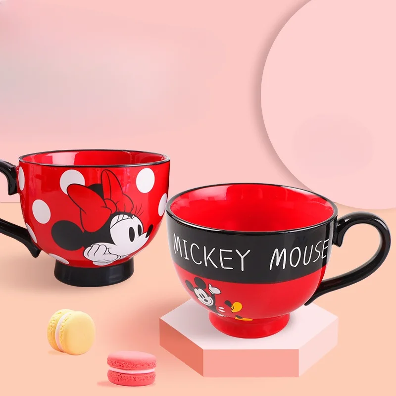 Disney Mickey Minnie Breakfast Milk Oatmeal Ceramic Cartoon Drinking Cup Cute Childrens Large Capacity Mug Coffee Cup Kids Gift
Disney Mickey Minnie Breakfast Milk Oatmeal Ceramic Cartoon Drinking Cup Cute Childrens Large Capacity Mug Coffee Cup Kids Gift