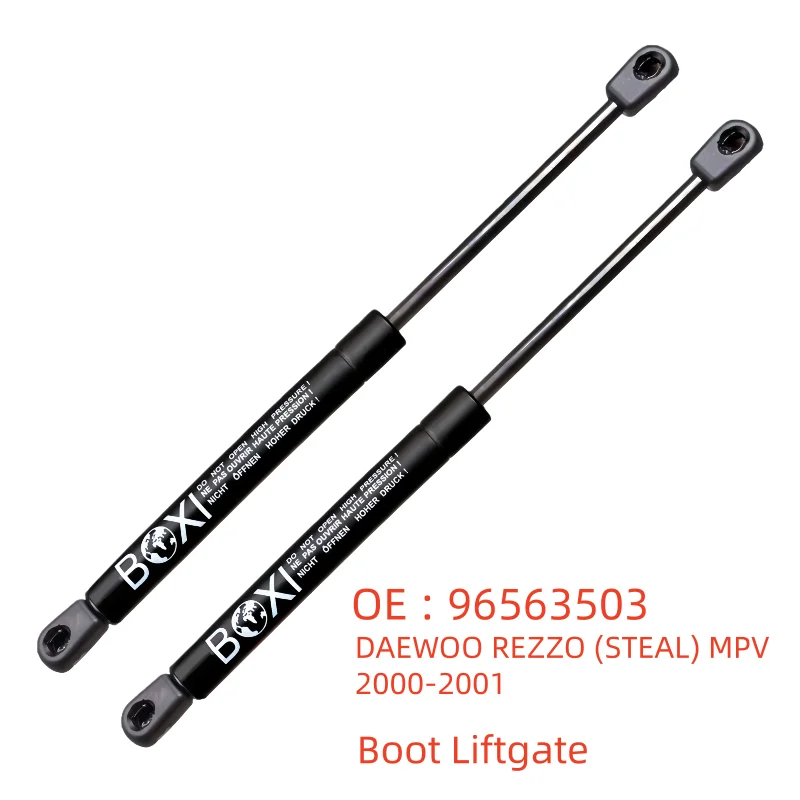 BOXI 2Pcs Gas Springs Boot Trunk Liftgate Hatch Tailgate Supports Struts 96563503 For DAEWOO REZZO (STEAL) MPV 2000-2001
BOXI 2Pcs Gas Springs Boot Trunk Liftgate Hatch Tailgate Supports Struts 96563503 For DAEWOO REZZO (STEAL) MPV 2000-2001