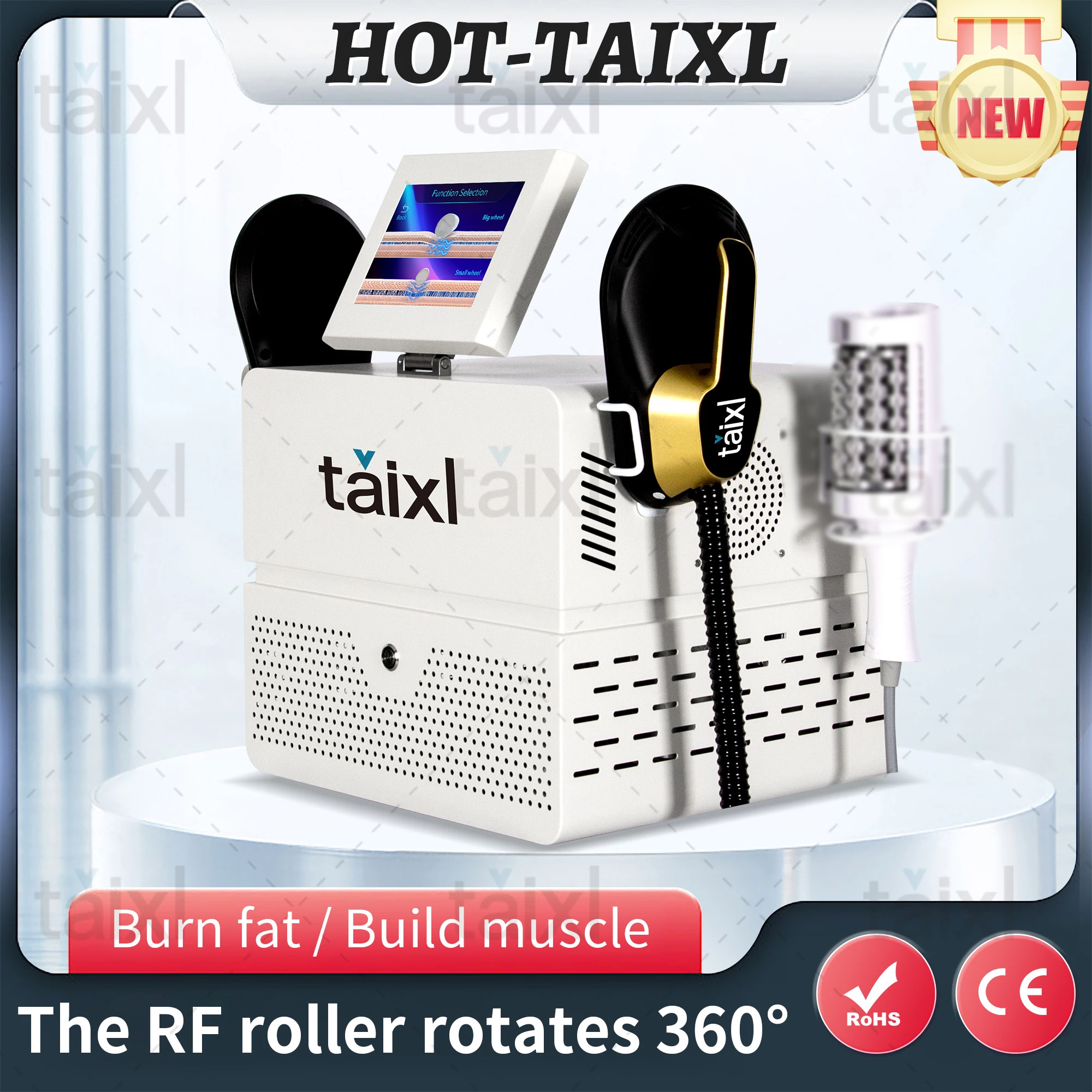 2025 New EMS Taixl 2 in 1 Roller Massage Lose Weight Therapy 40K Vacuum 5D Body slimming Machine
2025 New EMS Taixl 2 in 1 Roller Massage Lose Weight Therapy 40K Vacuum 5D Body slimming Machine