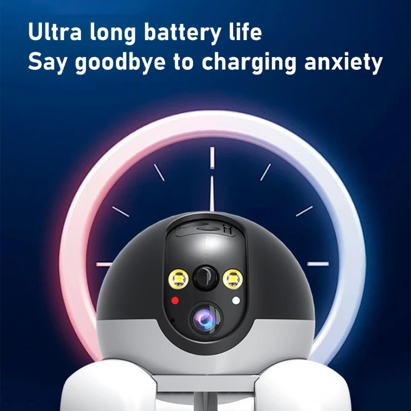 Robot Camera On Wheel 2MP High Resolution Double Lens Pet Surveillances With Two Way Talk For Cats & Dog Home Monitoring
Robot Camera On Wheel 2MP High Resolution Double Lens Pet Surveillances With Two Way Talk For Cats & Dog Home Monitoring