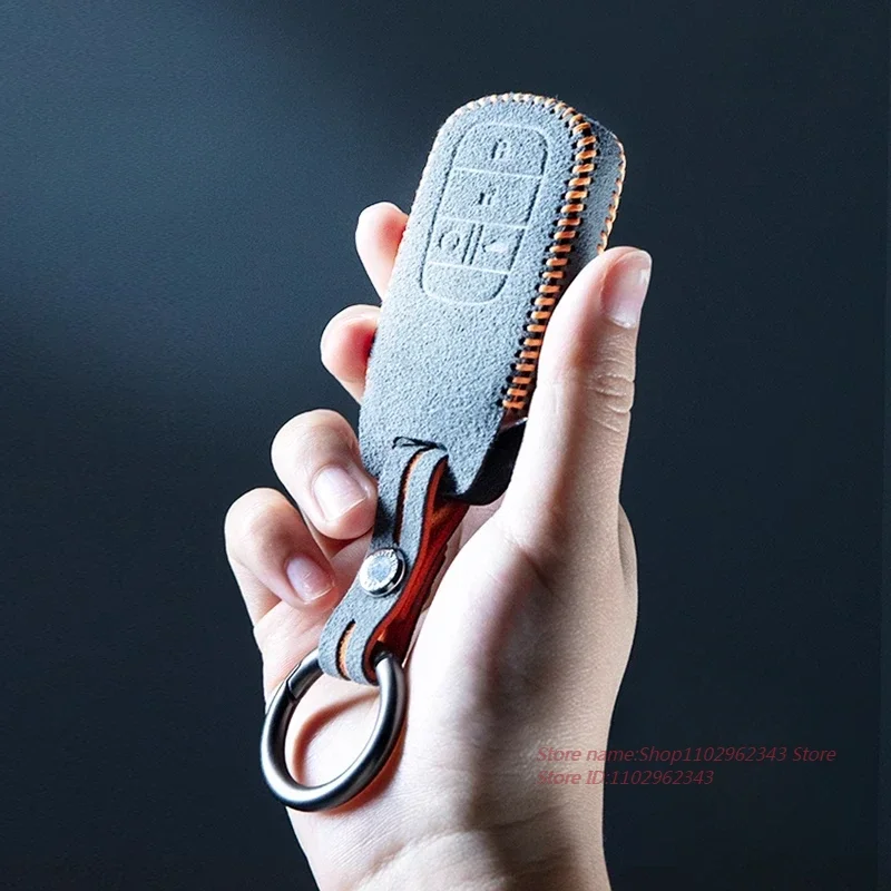 Alcantara Car Key Bag for Honda CR-V Accord Civic XR-V VEZEL High End Key Case Cover Keychain Interior Supplies Accessories
Alcantara Car Key Bag for Honda CR-V Accord Civic XR-V VEZEL High End Key Case Cover Keychain Interior Supplies Accessories