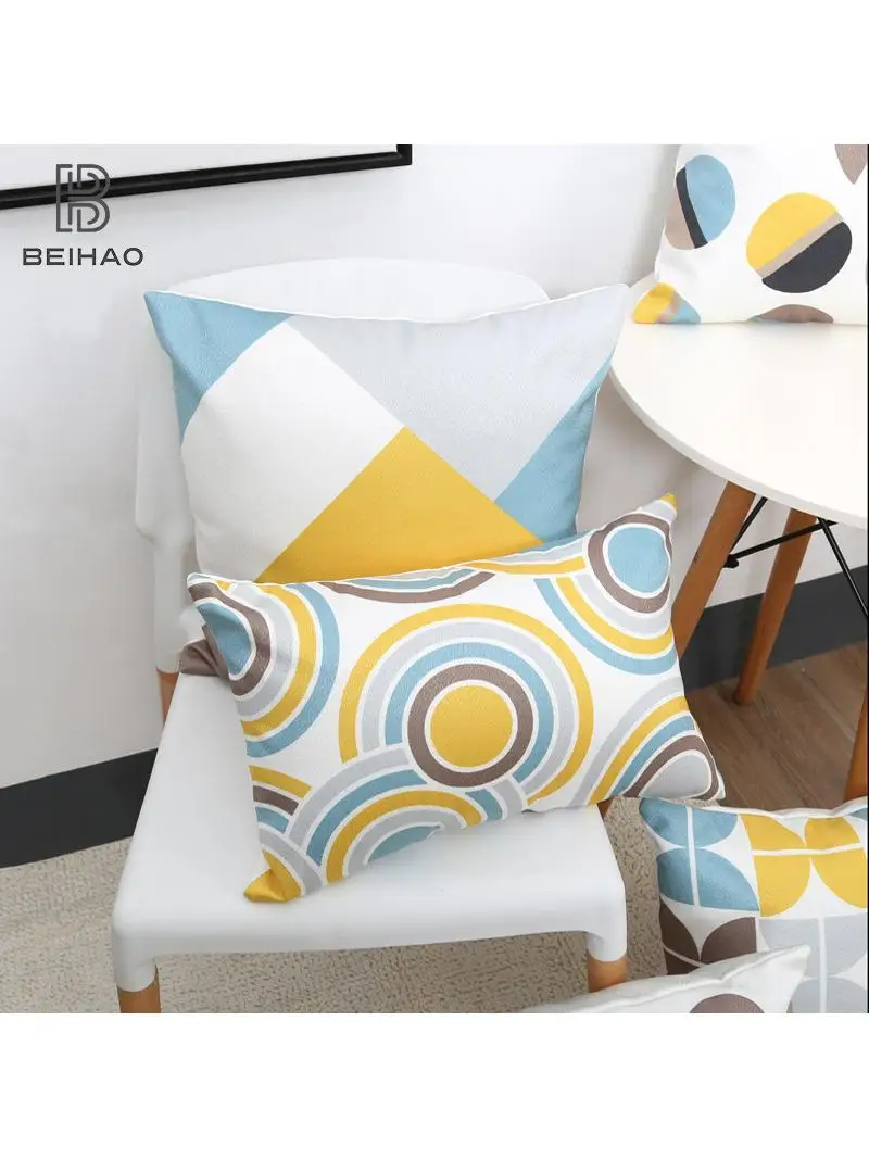 Modern Geometric Print Pillowcase Office Car round Dot Patterned Cushion Cover Breathable Cotton Linen Material Home Decor
Modern Geometric Print Pillowcase Office Car round Dot Patterned Cushion Cover Breathable Cotton Linen Material Home Decor