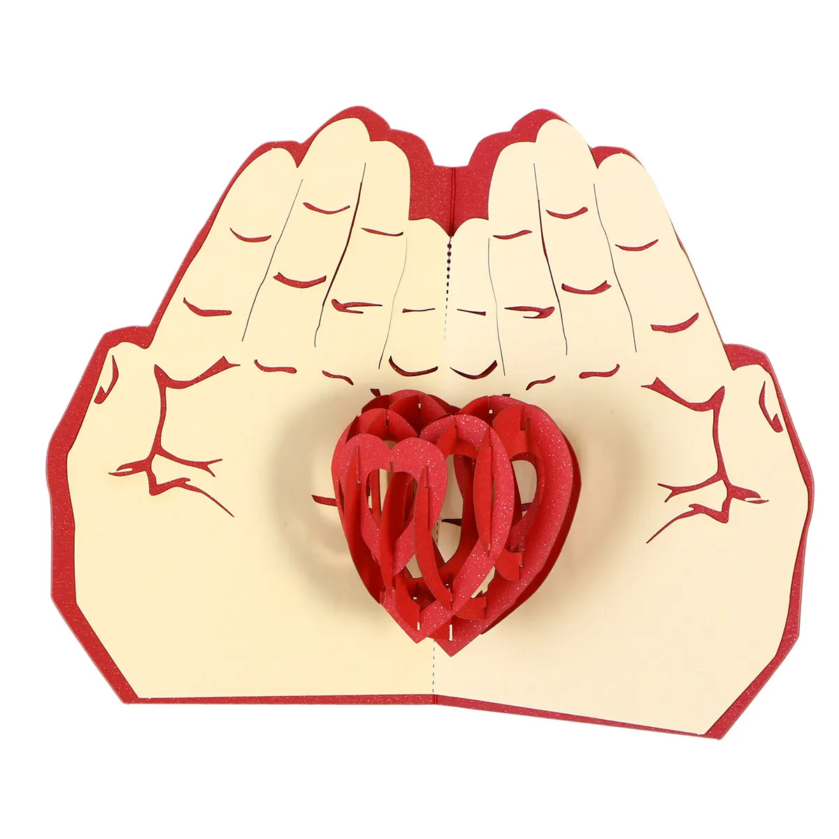 3D Up Greeting Card for Mother's Day Handmade Love Card with Exquisite Workmanship Up Surprise Design Red
3D Up Greeting Card for Mother's Day Handmade Love Card with Exquisite Workmanship Up Surprise Design Red