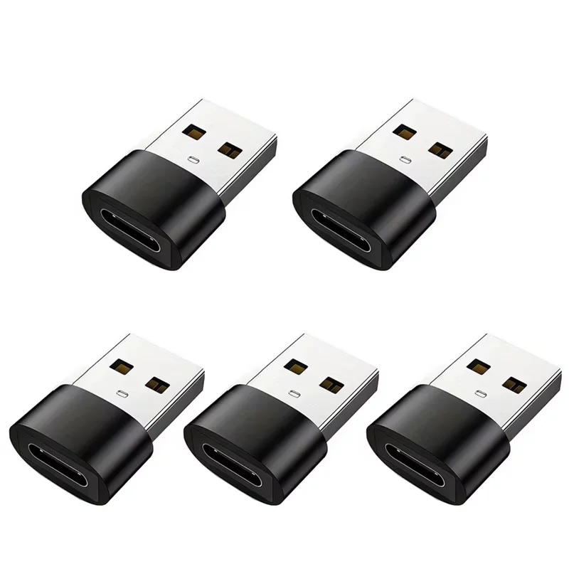 5Pcs USB C Extender, Type-C Male to Female Adapter for Charging & Data Sync, for Phone Laptop Tablet
5Pcs USB C Extender, Type-C Male to Female Adapter for Charging & Data Sync, for Phone Laptop Tablet